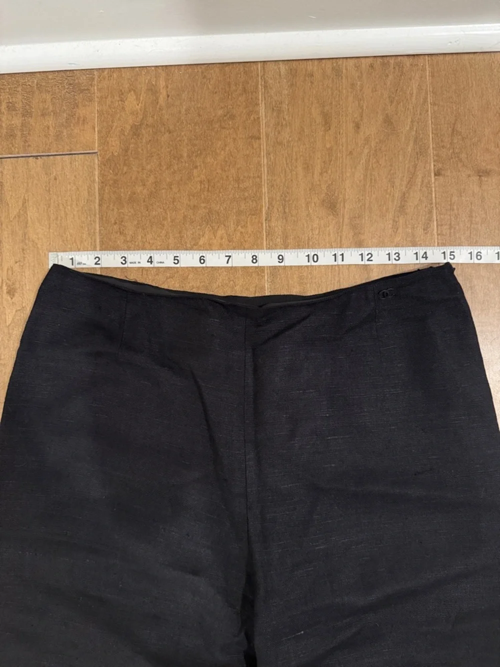 CHANEL Black Silk Pant with Signature Label - Picture 7 of 9
